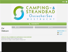 Tablet Screenshot of m.camping-ossiachersee.at